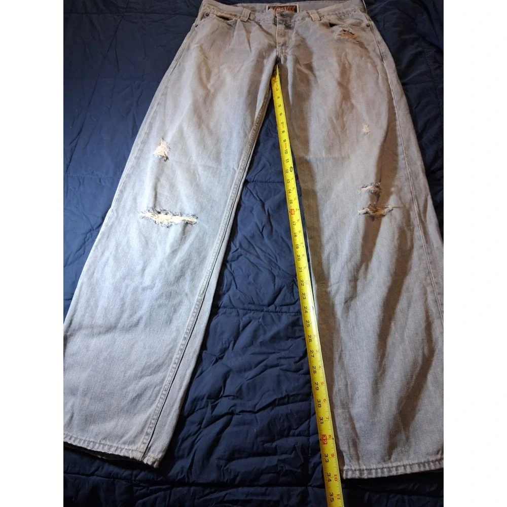 Vintage Levi's Jeans Mens 36 Blue‎ Denim Cotton 549 Low Loose 36 X 36
